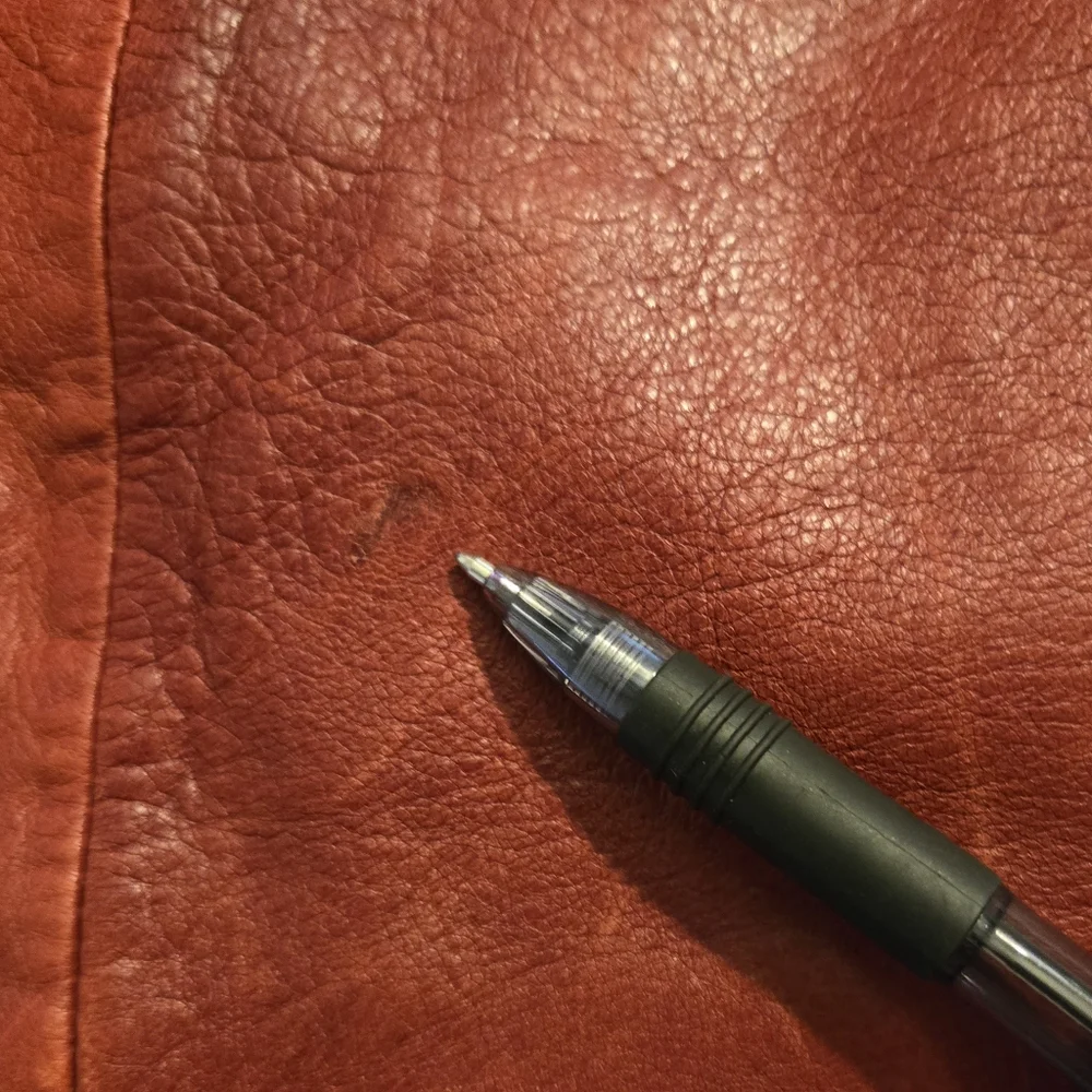 Wilsons Vintage Women's Rust Italian Leather Trenchcoat Sz XL - Picture 15 of 16